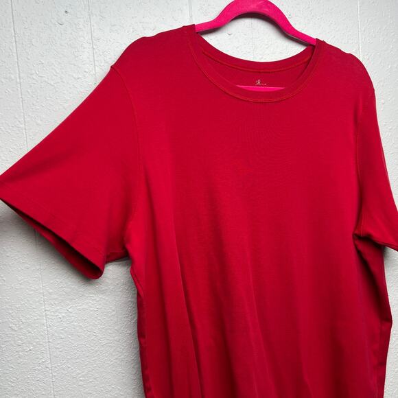 Cotton Ginny Organic Cotton Red T-Shirt Womens Medium Holiday Christmas Casual - Picture 5 of 10